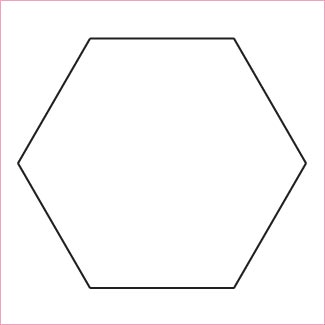 1" Hexagon Papers x 100