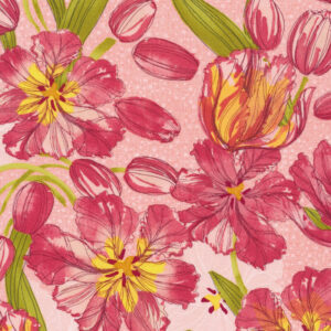Tulip Tango main on pink 48710-17
