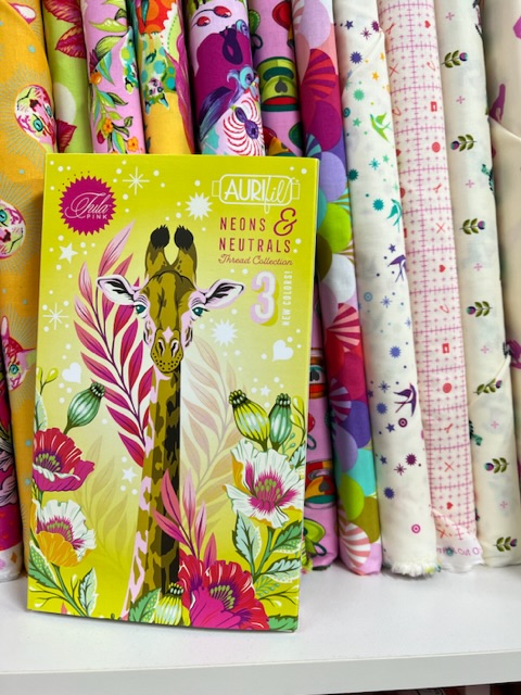 Tula Pink Neons & Neutrals Aurifil small thread set - limited edition