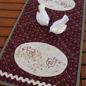 Holly Birds Table runner