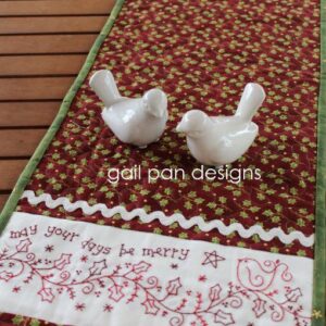 May your days be merry pattern by Gail Pan