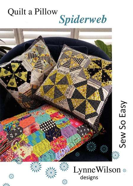 Spiderweb cushion pattern by Lynne Wilson