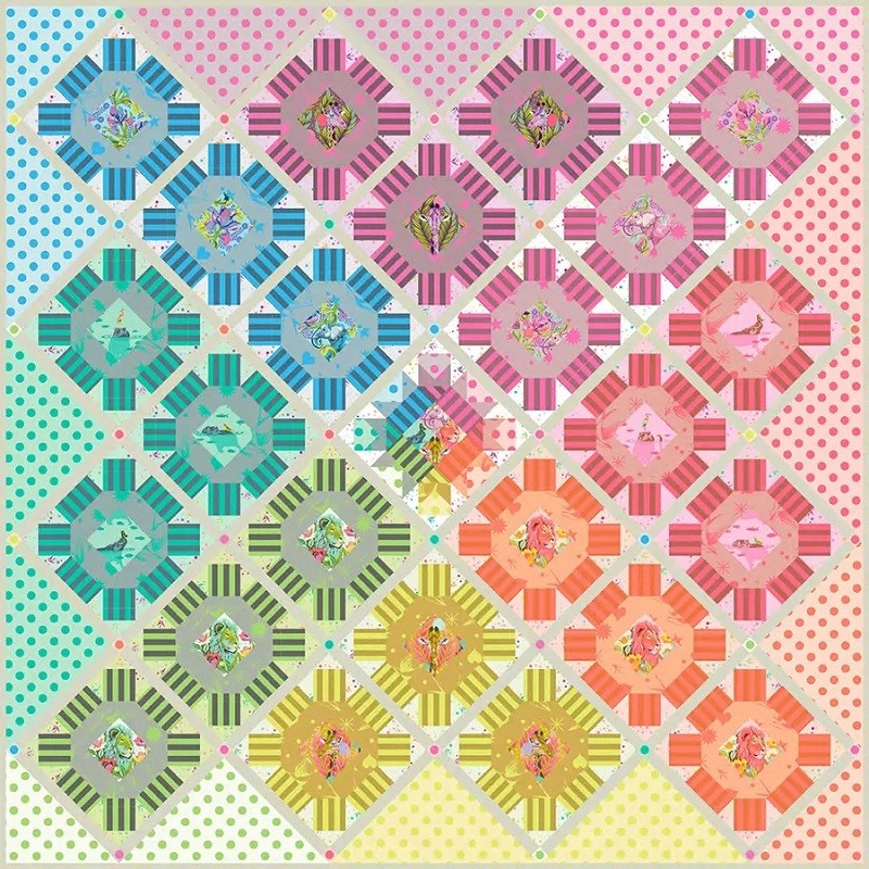 Tula Pink Star Cluster Quilt Kit