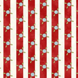 Pocketful Of Posies 3399-48 stripes red