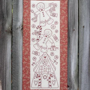 Gingerbread House stitchery