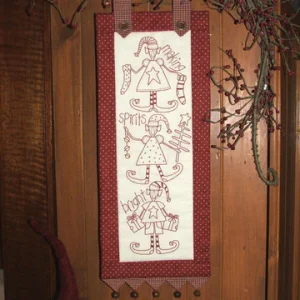 Making Spirits Brights stitchery