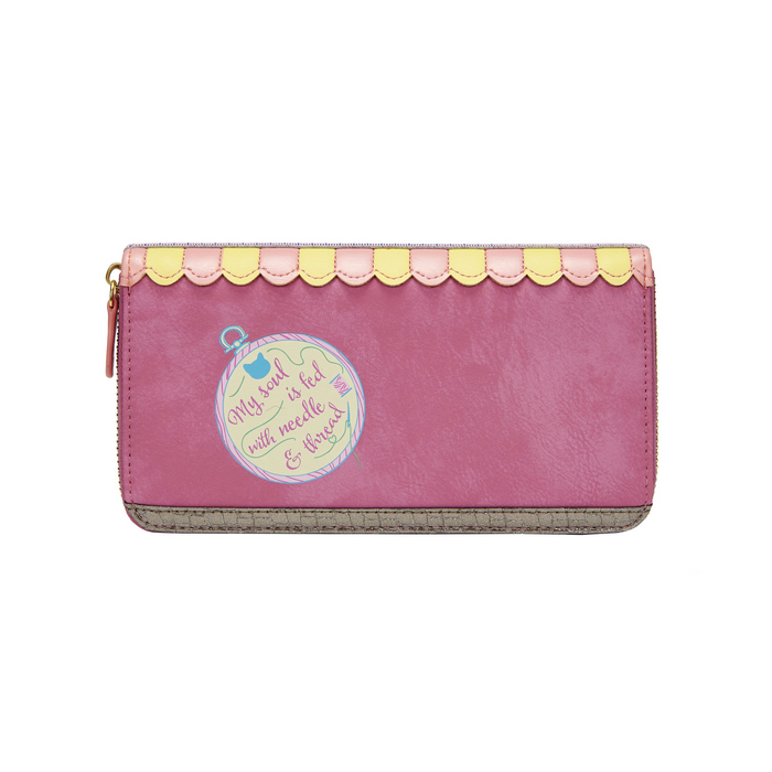 Vendula Sewing Shop - Raspberry Edition Large Ziparound Wallet - Image 2