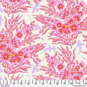 Tula Pink Floral Reef Shadow Sharks - Delphine PWTP267.Delphine
