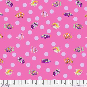 Tula Pink Floral Reef School Crossing - Delphine PWTP268.Delphine