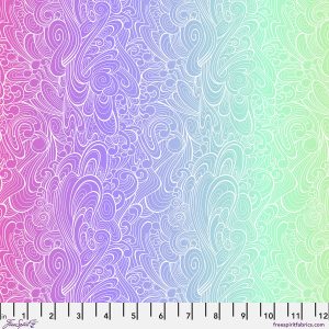 Tula Pink Floral Reef Riptide - Deep Dive PWTP270.Deepdive