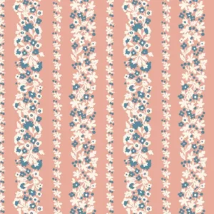 Liberty Denim Florals Topiary Stripe 01667402B