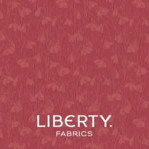 Liberty Snowdrop Spot Sienna Red 01666878A