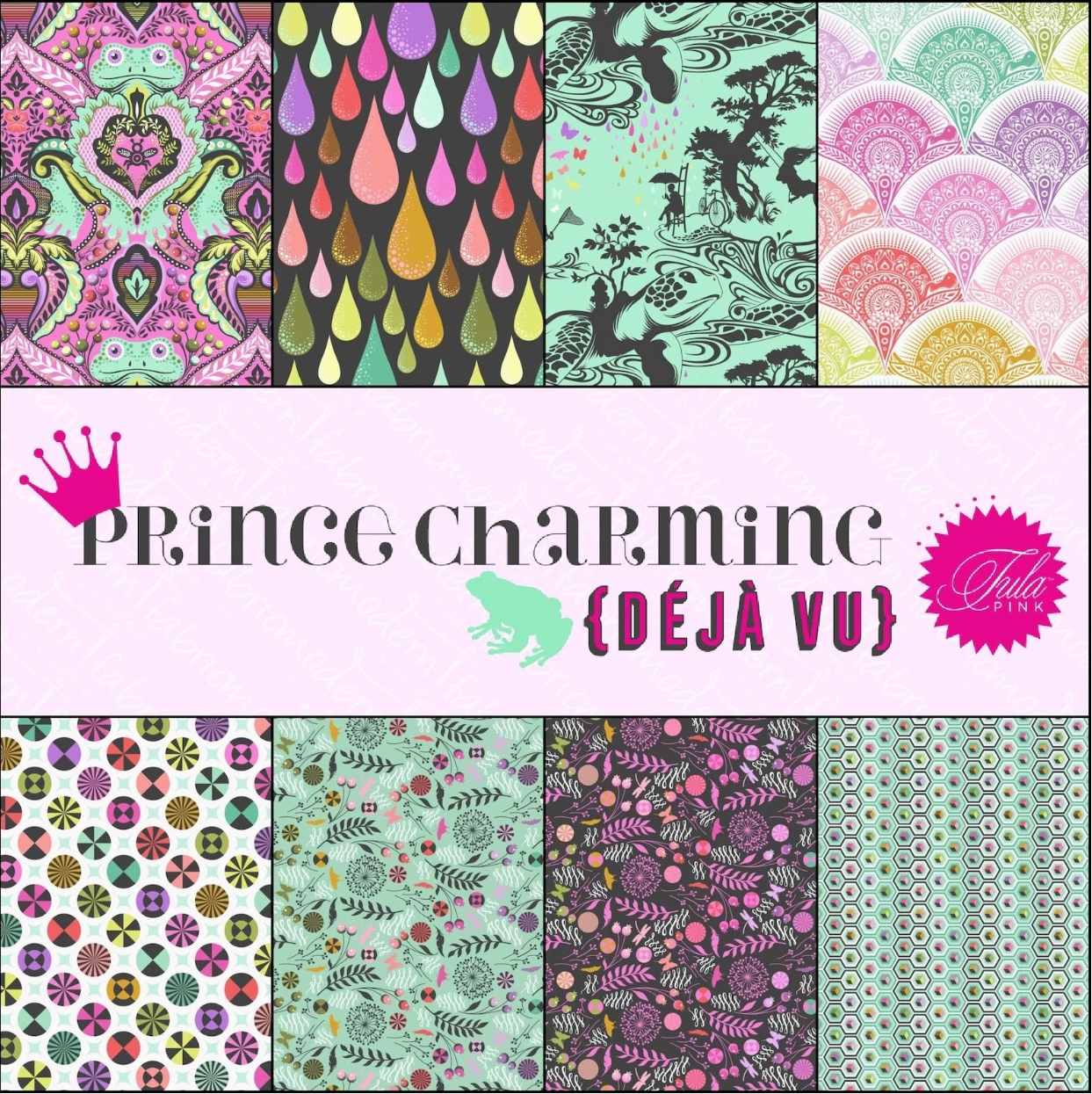 Tula Pink Prince Charming Deja Vu 1m bundle