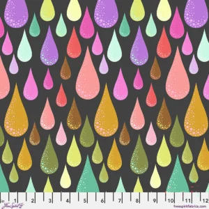 Tula Pink Prince Charming Deja Vu - Dew Drops Licorice PWTP275.LICORICE