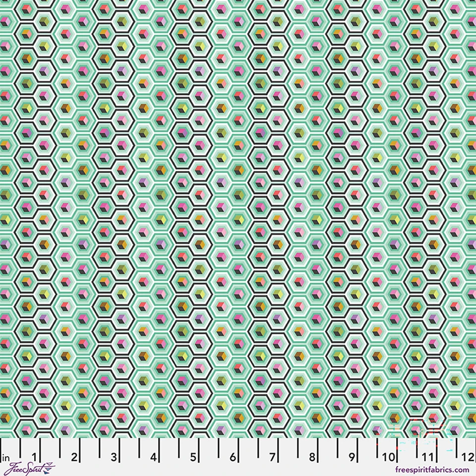 Tula Pink Prince Charming - Hex Box sweet mint PWTP280.sweetmint