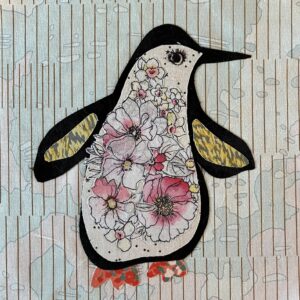 Whatevers! #46 Penguin collage by Laura Heine